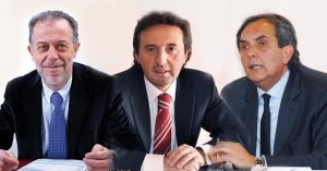 Danilo Toppetti (Pac 2000A), Giancarlo Paola (GMF), Antonio Bomarsi (Coop Centro Italia)