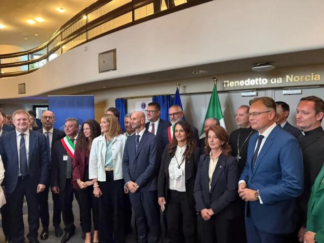 Strasburgo sala San Benedetto_inaugurazione